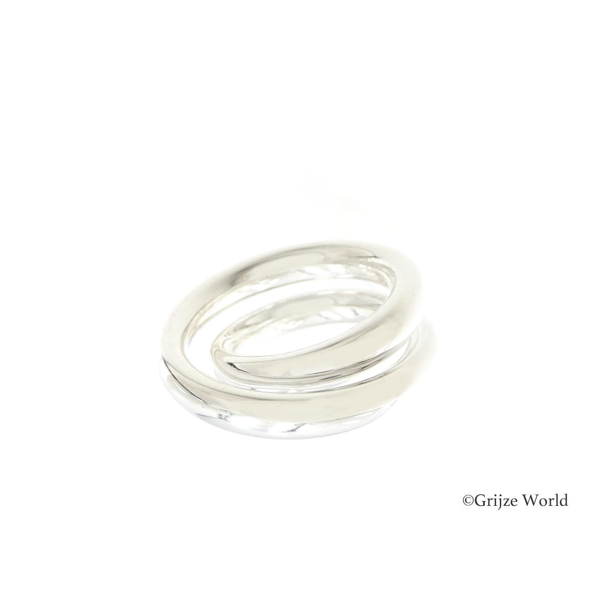 HERMES Vertige Ring ヴェルティージュ シルバーリング FR48 | Grijze